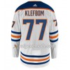 Herren Eishockey Edmonton Oilers Trikot OSCAR KLEFBOM 77 Adidas Weiß Authentic